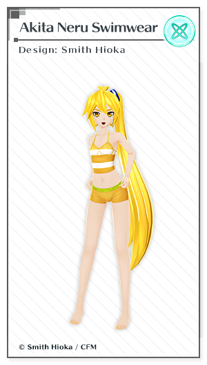 "Akita Neru Swimwear" Design: Smith motte