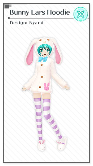 Bunny Ears Hoodie | Design: Nyami