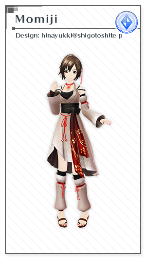 Momiji | Design: hinayukki@shigotoshite P