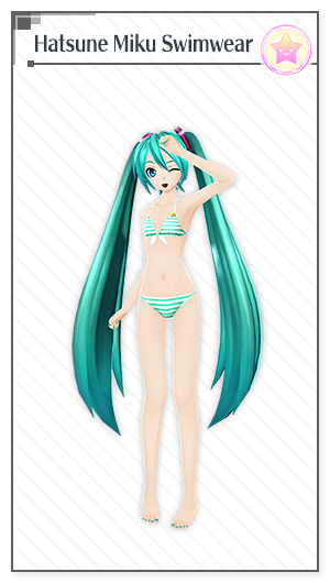 「初音ミク スイムウェア」デザイン：