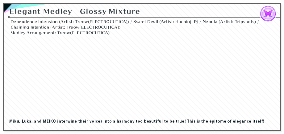 Elegant Medley ~Glossy Mixture~