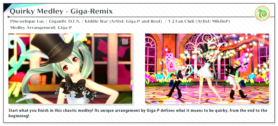 Quirky Medley ~Giga Remix~ | Artists: Giga-P and Reol / Mikito P | Medley Arrangement: Giga-P