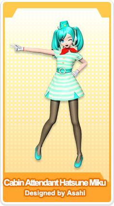 Cabin Attendant Hatsune Miku