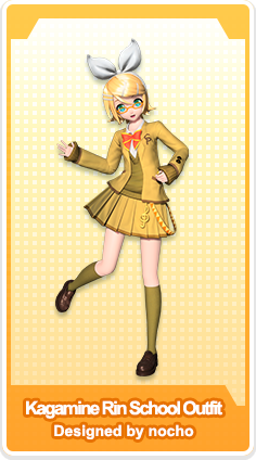 Kagamine Rin School Outfit