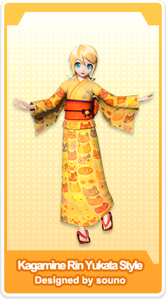 Kagamine Rin Yukata Style