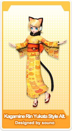 Kagamine Rin Yukata Style Alt.