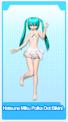 Hatsune Miku Polka Dot Bikini